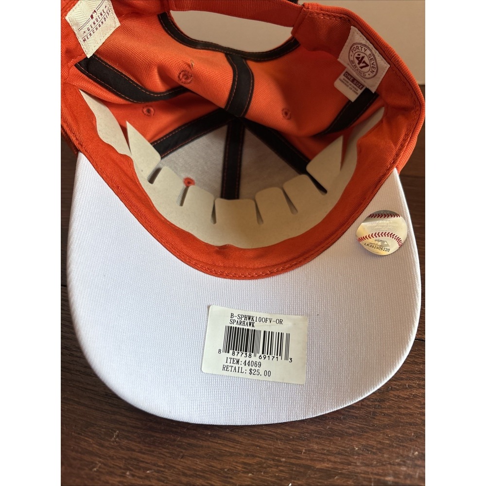 HOUSTON ASTROS MLB NEW ERA 9FORTY THE LEAGUE STRAPBACK HAT CAP ORANGE / BLUE - Picture 3 of 4